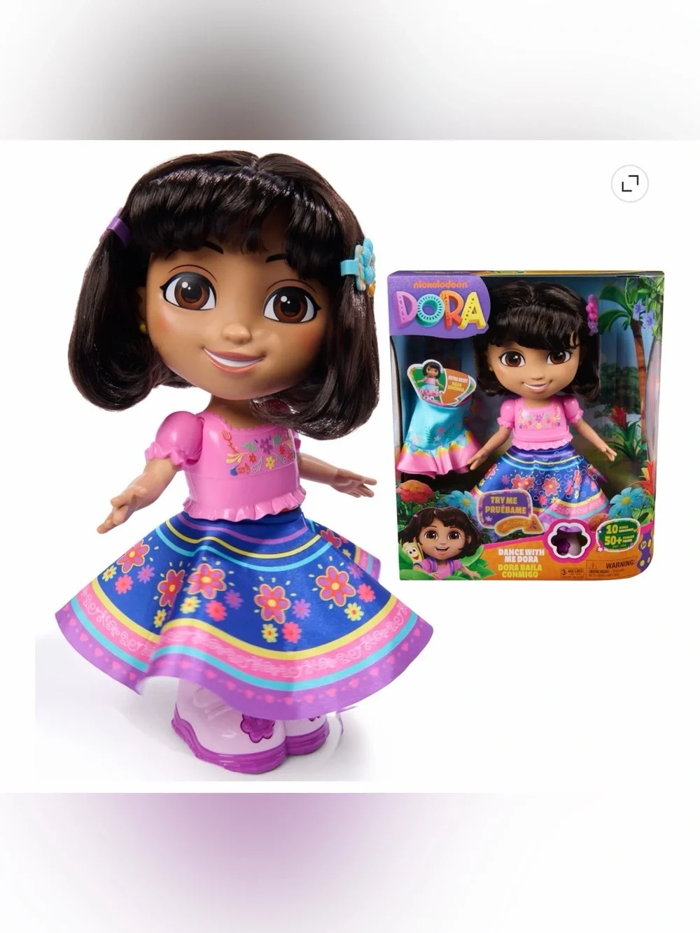 Dora the Explorer, Dance with Me Dora, Interactive Dancing Doll with Music